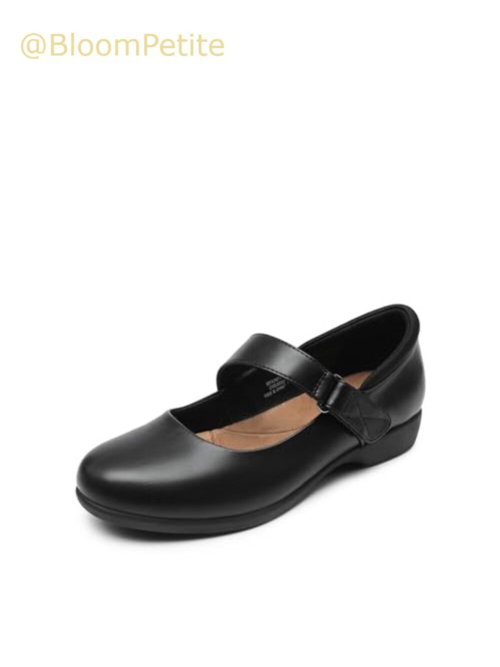 Mary Jane Flats with Ankle Strap and Memory Foam Insole